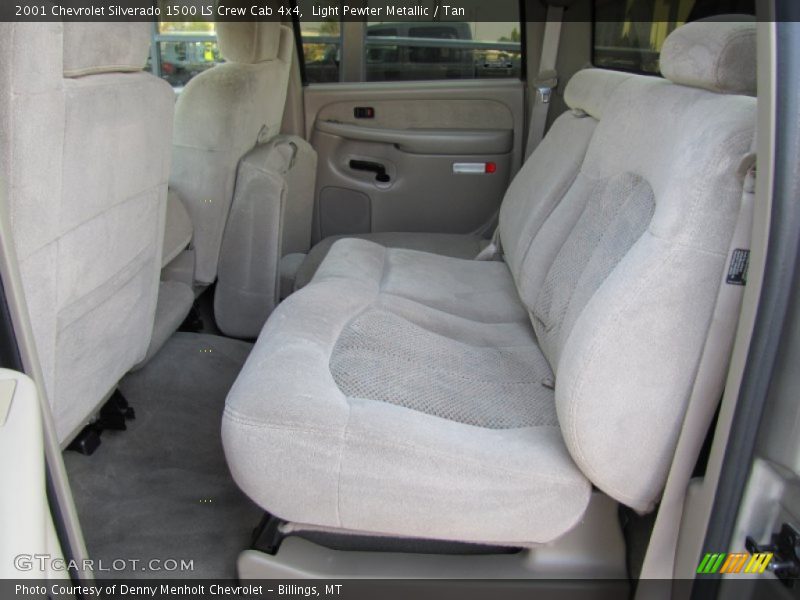 Rear Seat of 2001 Silverado 1500 LS Crew Cab 4x4