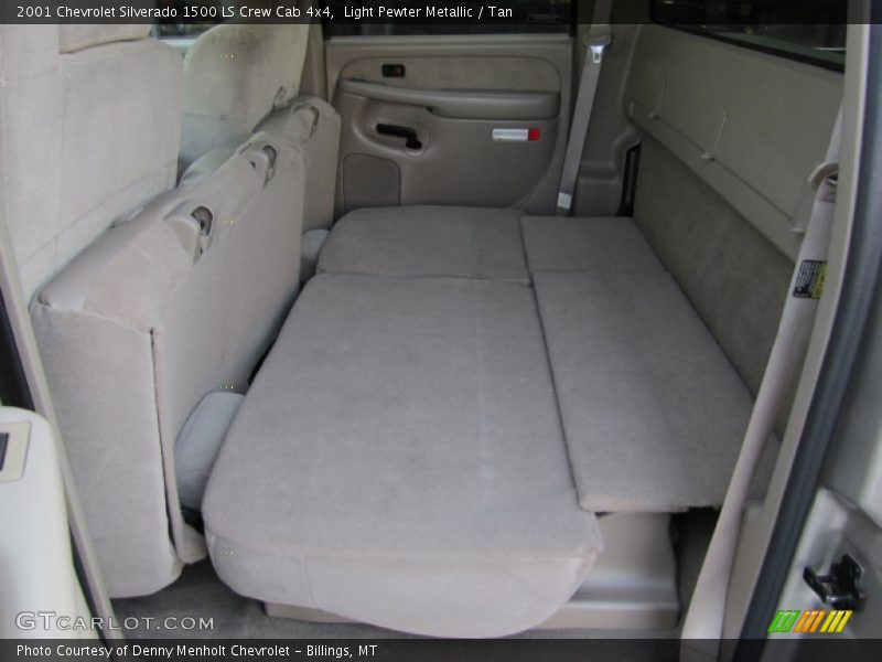 Rear Seat of 2001 Silverado 1500 LS Crew Cab 4x4
