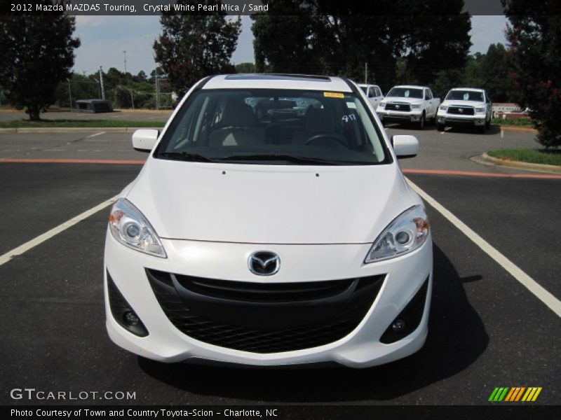 Crystal White Pearl Mica / Sand 2012 Mazda MAZDA5 Touring
