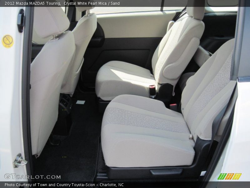 Rear Seat of 2012 MAZDA5 Touring