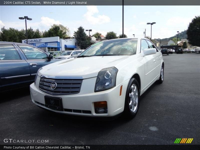 White Diamond / Light Neutral 2004 Cadillac CTS Sedan