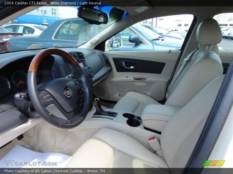White Diamond / Light Neutral 2004 Cadillac CTS Sedan