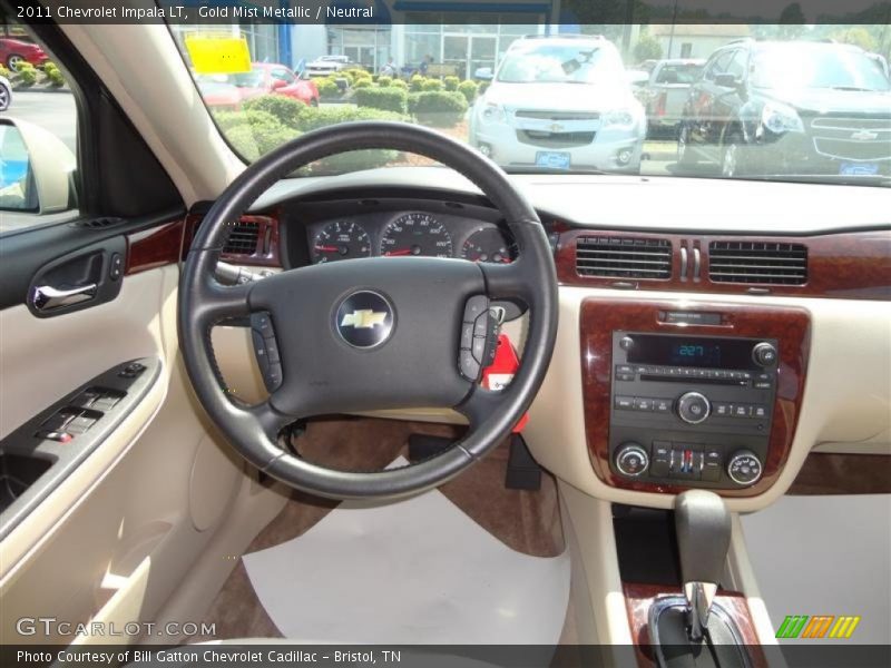 Gold Mist Metallic / Neutral 2011 Chevrolet Impala LT