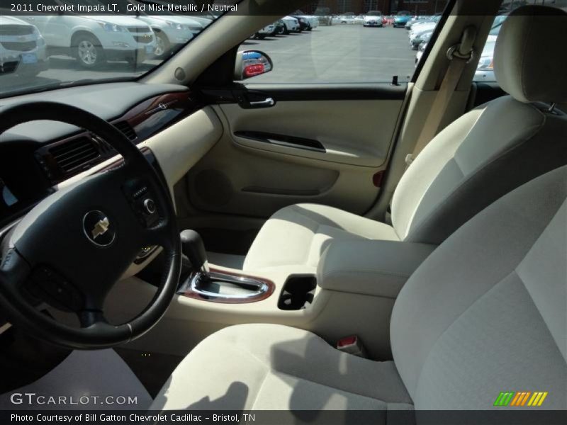 Gold Mist Metallic / Neutral 2011 Chevrolet Impala LT