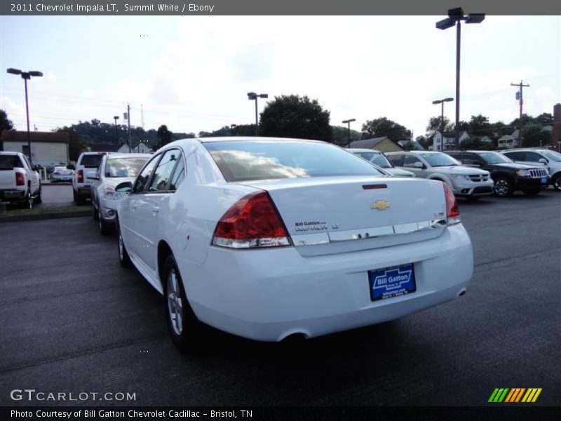 Summit White / Ebony 2011 Chevrolet Impala LT