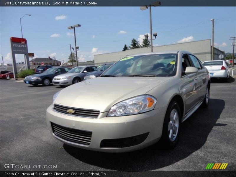 Gold Mist Metallic / Ebony 2011 Chevrolet Impala LT