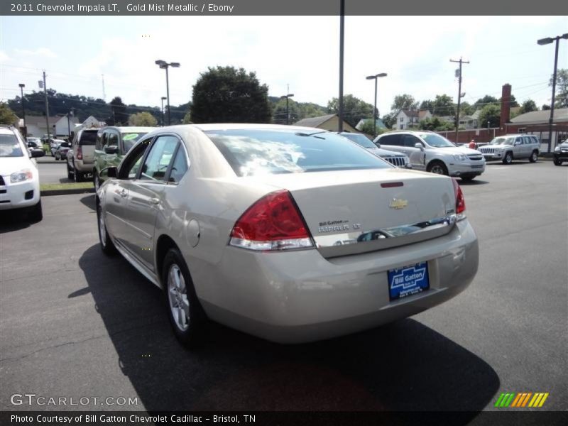 Gold Mist Metallic / Ebony 2011 Chevrolet Impala LT