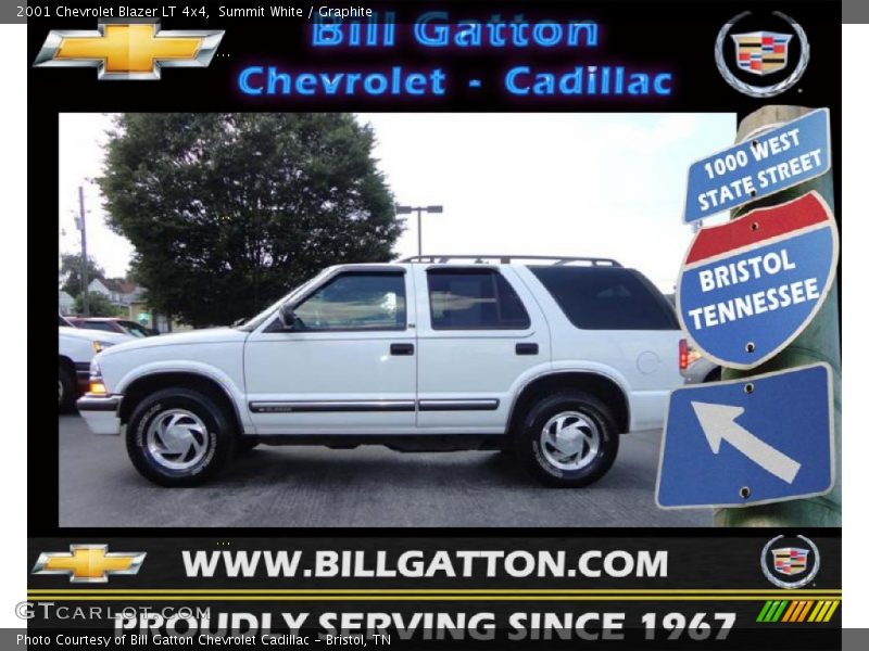 Summit White / Graphite 2001 Chevrolet Blazer LT 4x4