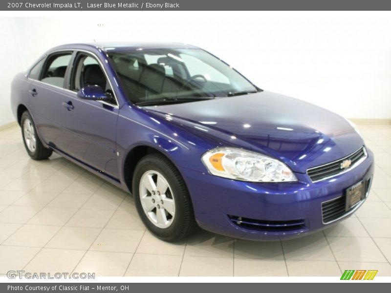 Laser Blue Metallic / Ebony Black 2007 Chevrolet Impala LT