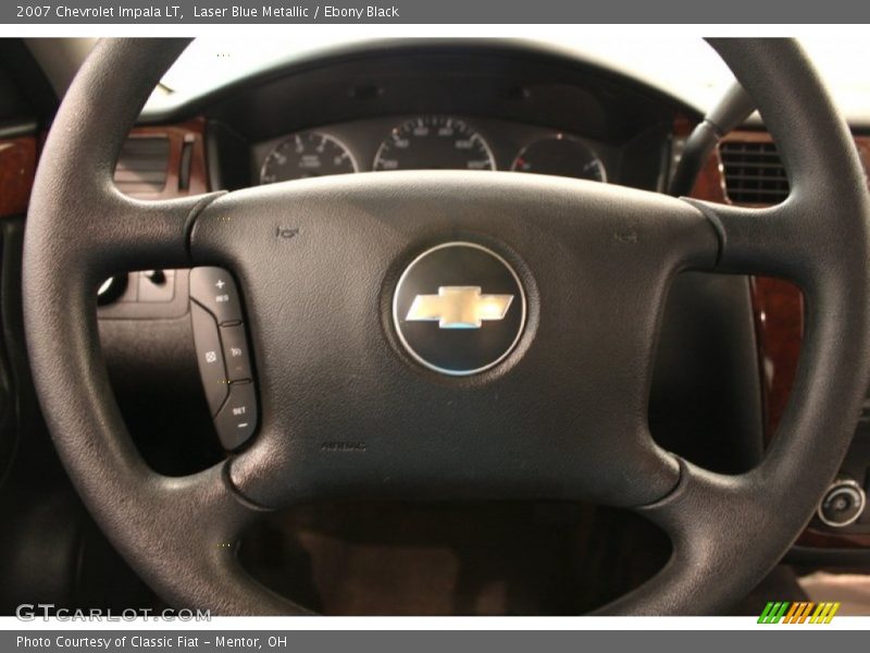 Laser Blue Metallic / Ebony Black 2007 Chevrolet Impala LT