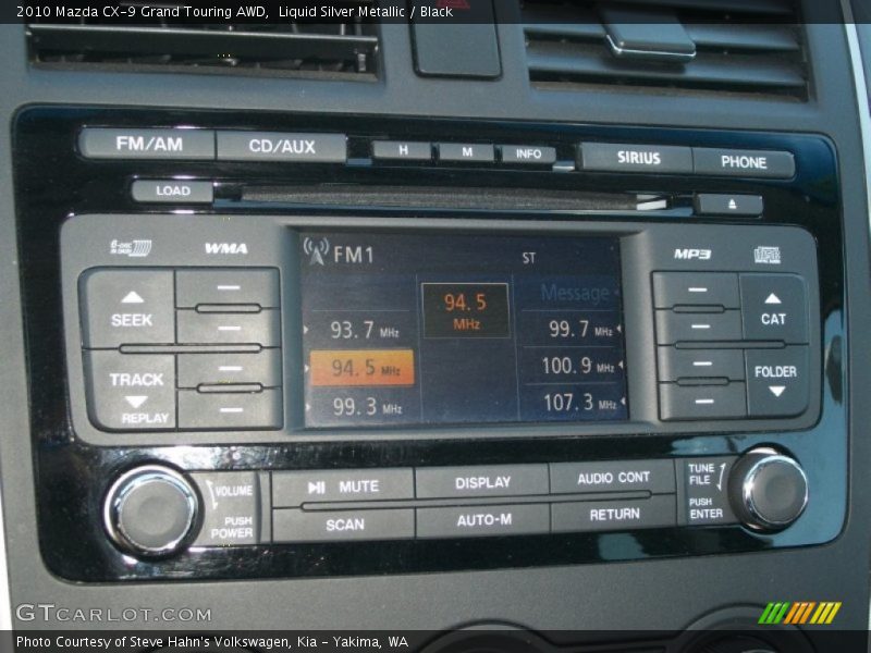Controls of 2010 CX-9 Grand Touring AWD