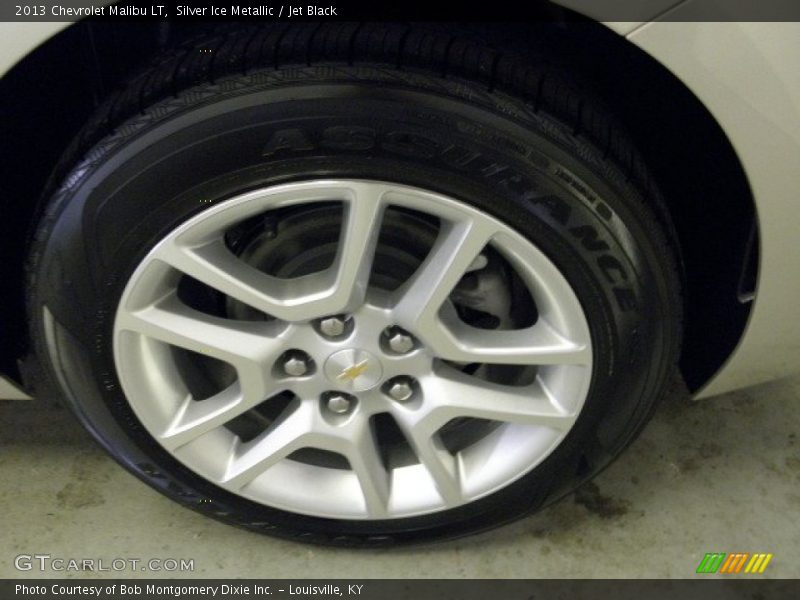 Silver Ice Metallic / Jet Black 2013 Chevrolet Malibu LT