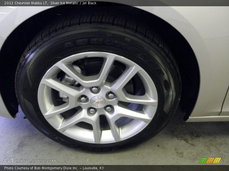 Silver Ice Metallic / Jet Black 2013 Chevrolet Malibu LT
