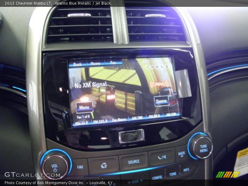 Atlantis Blue Metallic / Jet Black 2013 Chevrolet Malibu LT