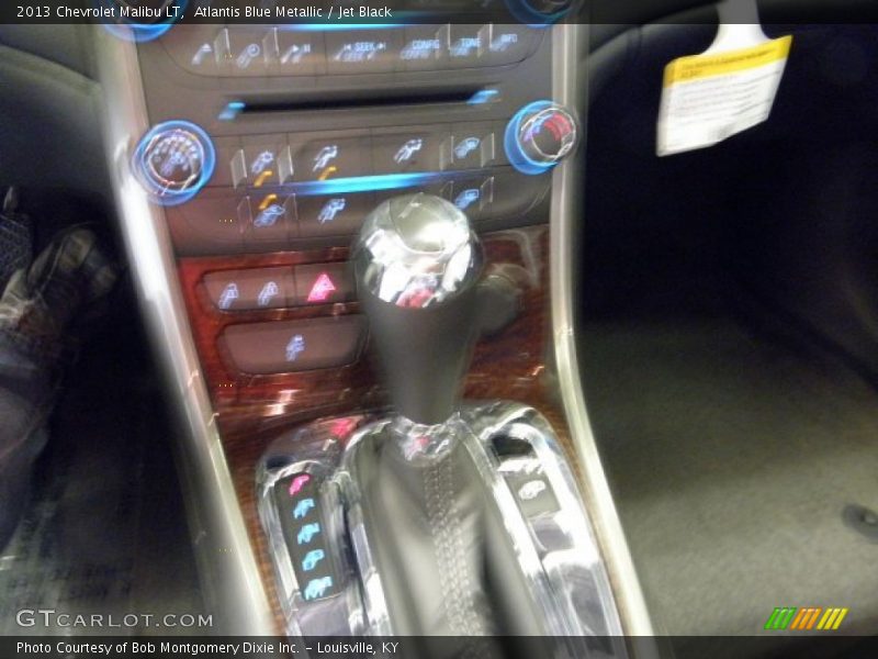 Atlantis Blue Metallic / Jet Black 2013 Chevrolet Malibu LT