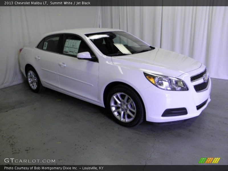 Summit White / Jet Black 2013 Chevrolet Malibu LT