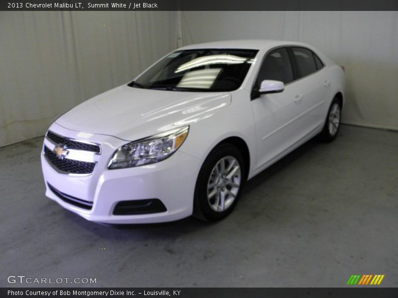 Summit White / Jet Black 2013 Chevrolet Malibu LT