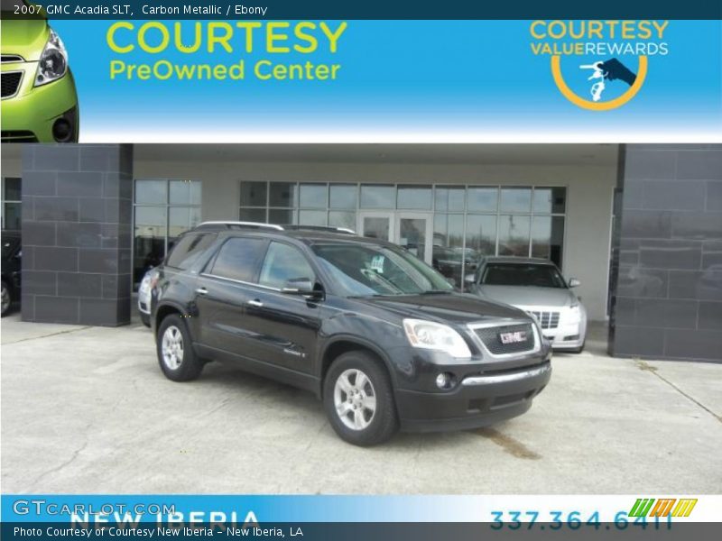 Carbon Metallic / Ebony 2007 GMC Acadia SLT