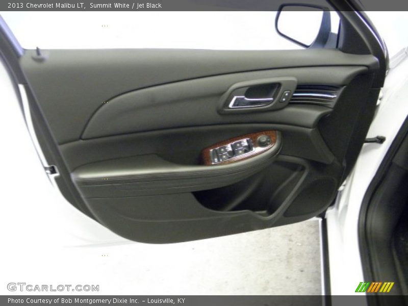 Summit White / Jet Black 2013 Chevrolet Malibu LT