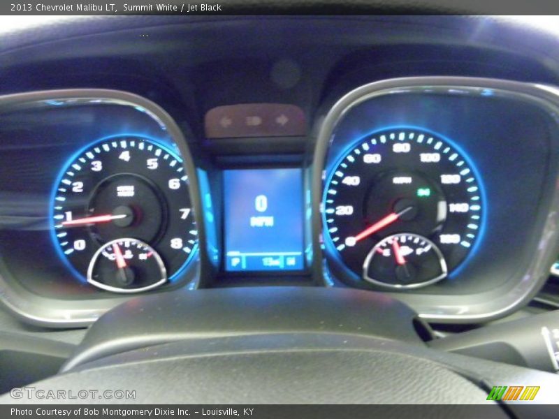 Summit White / Jet Black 2013 Chevrolet Malibu LT