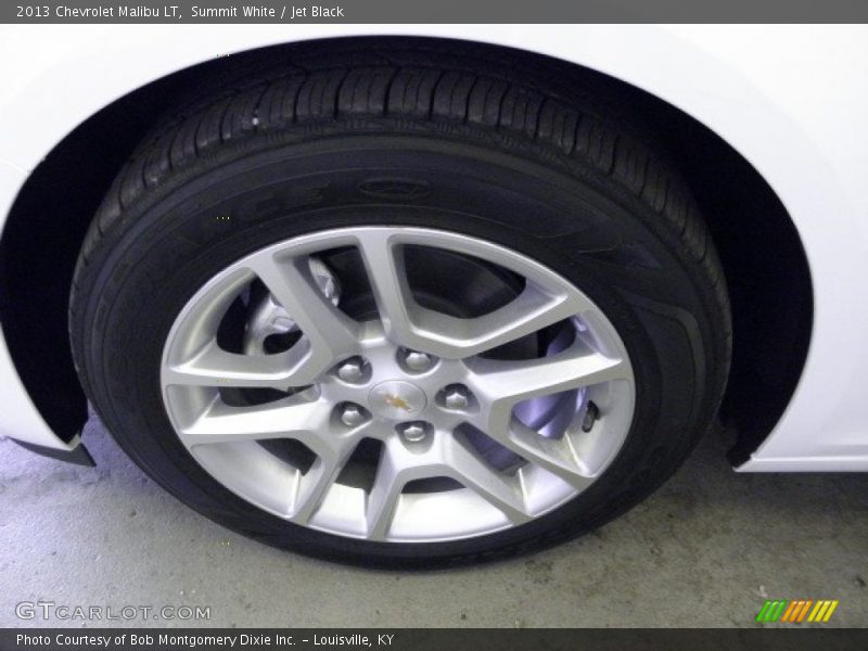 Summit White / Jet Black 2013 Chevrolet Malibu LT