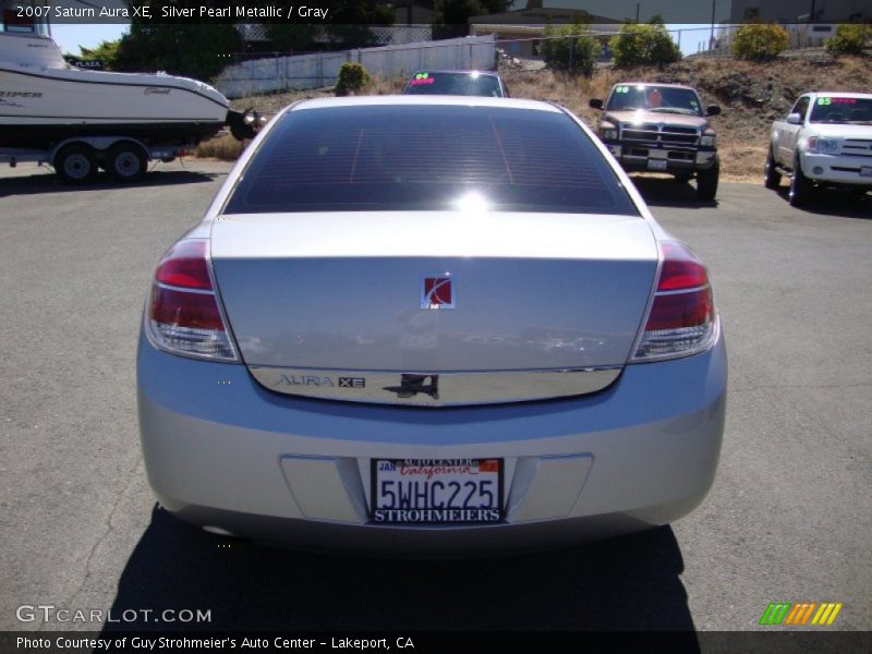 Silver Pearl Metallic / Gray 2007 Saturn Aura XE