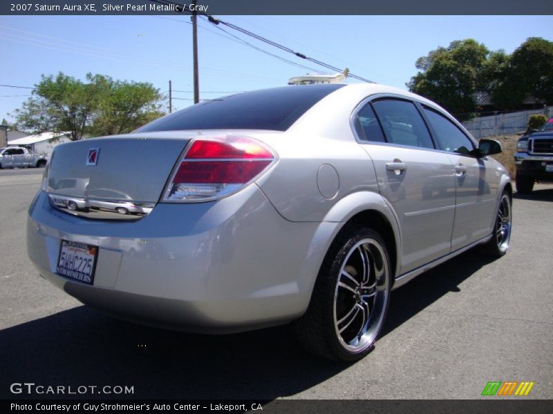 Silver Pearl Metallic / Gray 2007 Saturn Aura XE