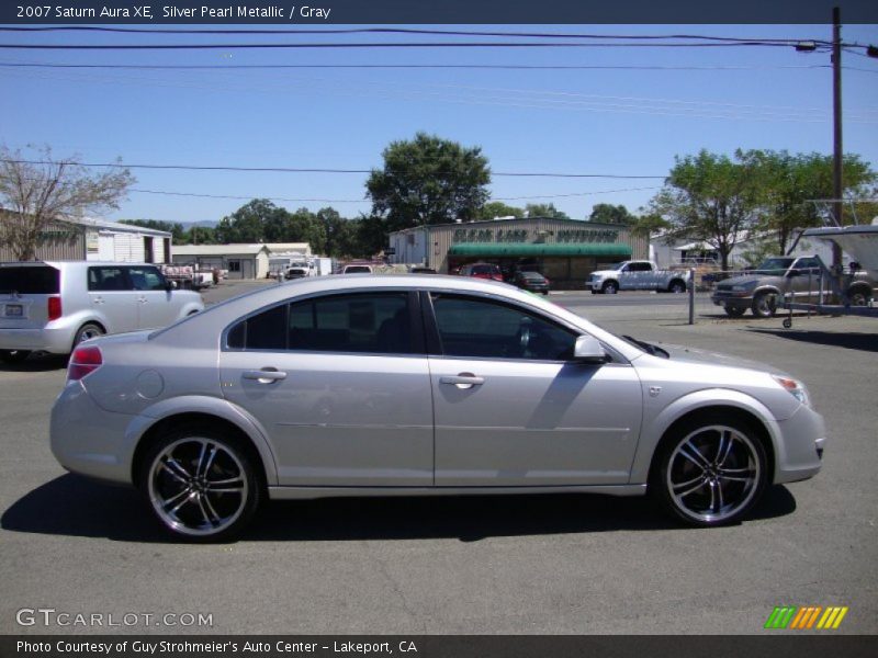 Silver Pearl Metallic / Gray 2007 Saturn Aura XE