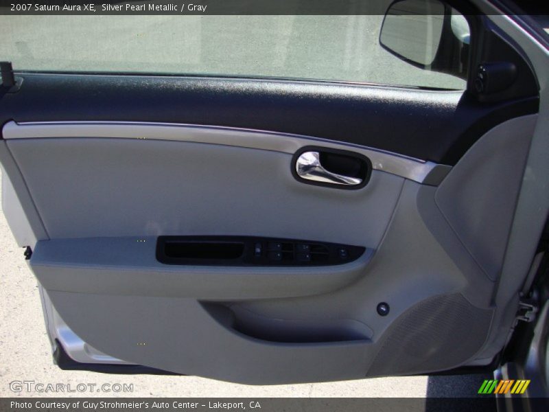 Silver Pearl Metallic / Gray 2007 Saturn Aura XE
