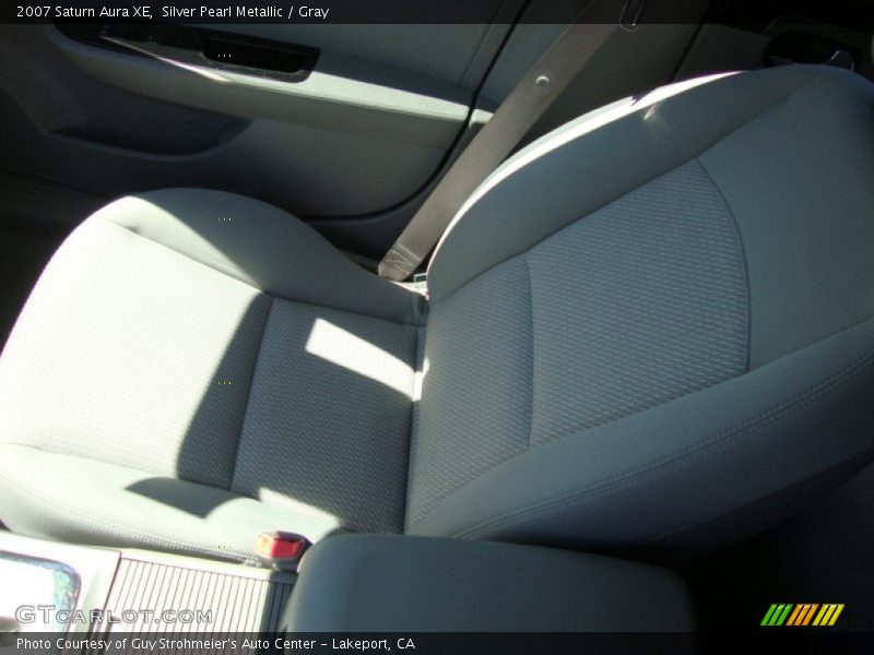 Silver Pearl Metallic / Gray 2007 Saturn Aura XE
