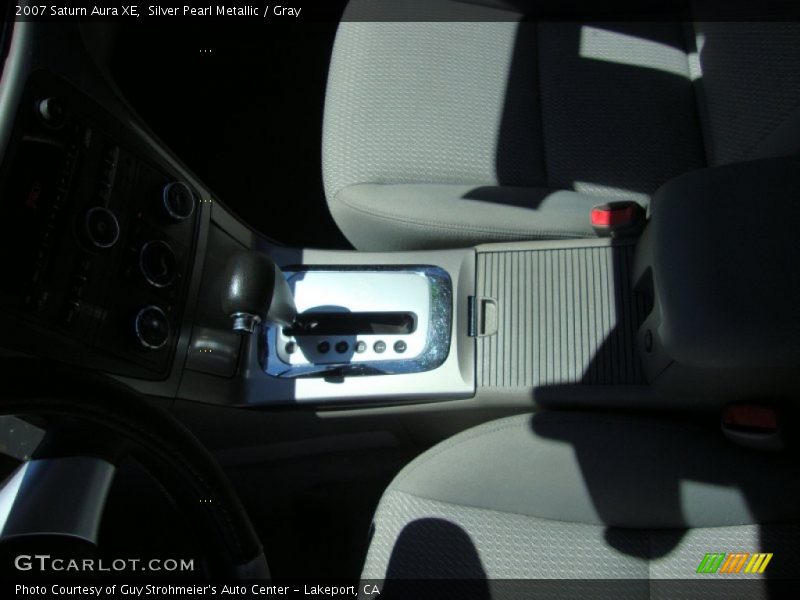 Silver Pearl Metallic / Gray 2007 Saturn Aura XE
