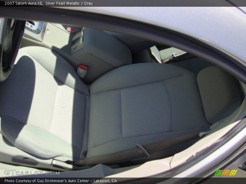 Silver Pearl Metallic / Gray 2007 Saturn Aura XE
