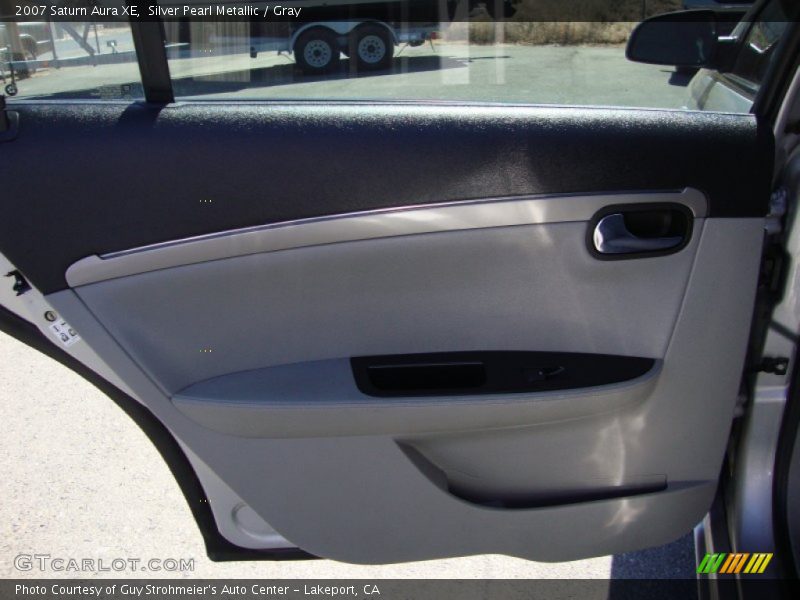 Silver Pearl Metallic / Gray 2007 Saturn Aura XE