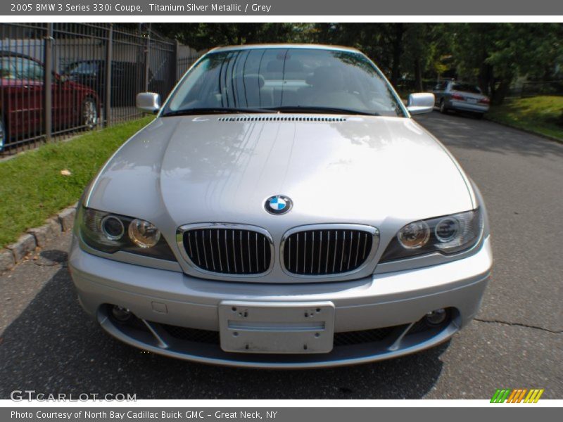 Titanium Silver Metallic / Grey 2005 BMW 3 Series 330i Coupe