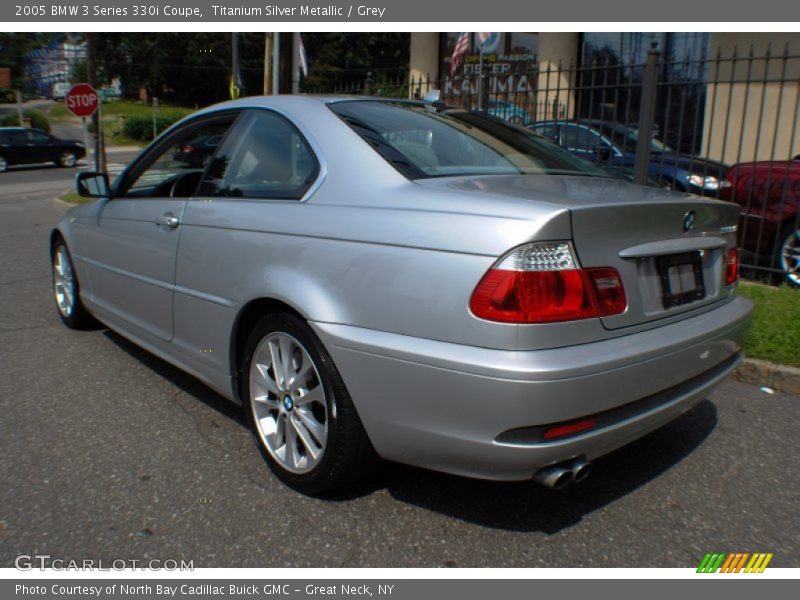 Titanium Silver Metallic / Grey 2005 BMW 3 Series 330i Coupe