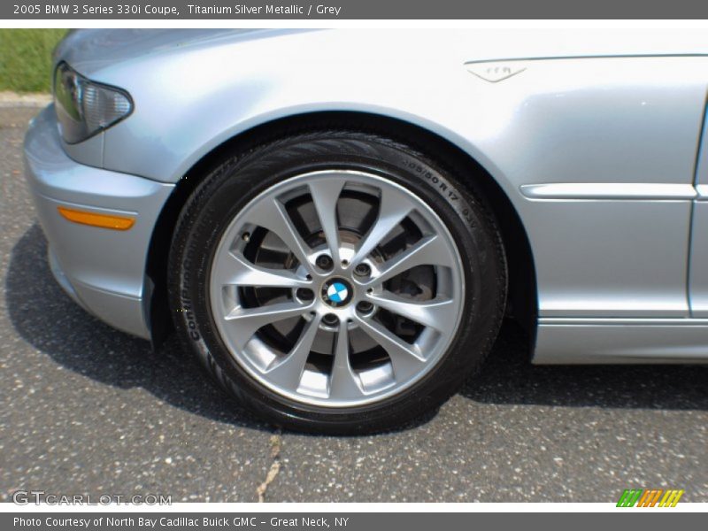 Titanium Silver Metallic / Grey 2005 BMW 3 Series 330i Coupe