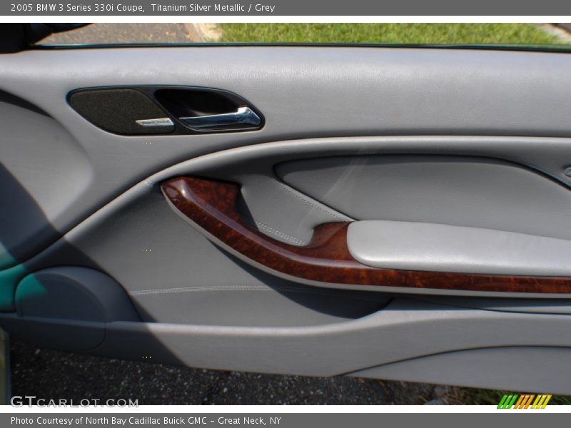 Titanium Silver Metallic / Grey 2005 BMW 3 Series 330i Coupe