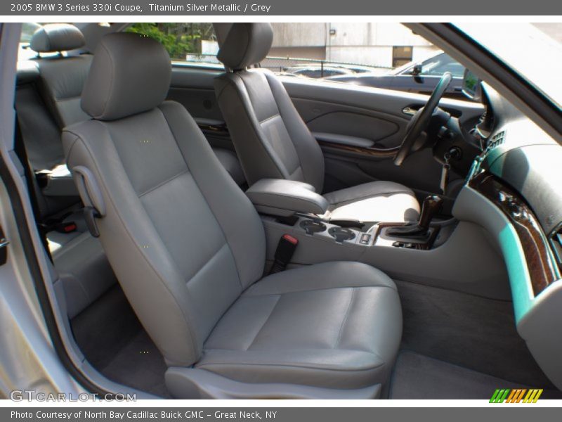 Titanium Silver Metallic / Grey 2005 BMW 3 Series 330i Coupe