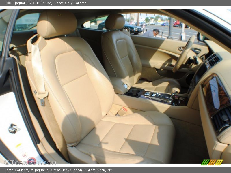 Porcelain / Caramel 2009 Jaguar XK XK8 Coupe