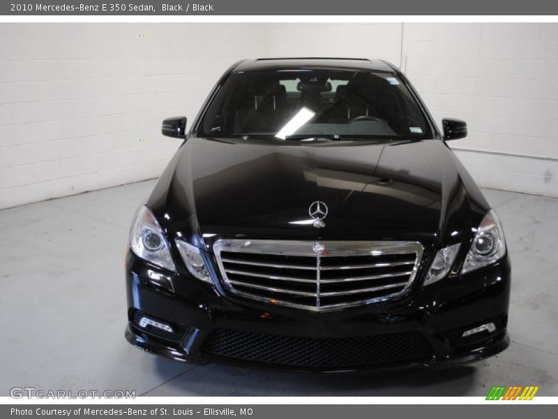 Black / Black 2010 Mercedes-Benz E 350 Sedan