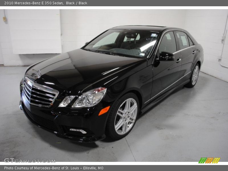 Black / Black 2010 Mercedes-Benz E 350 Sedan