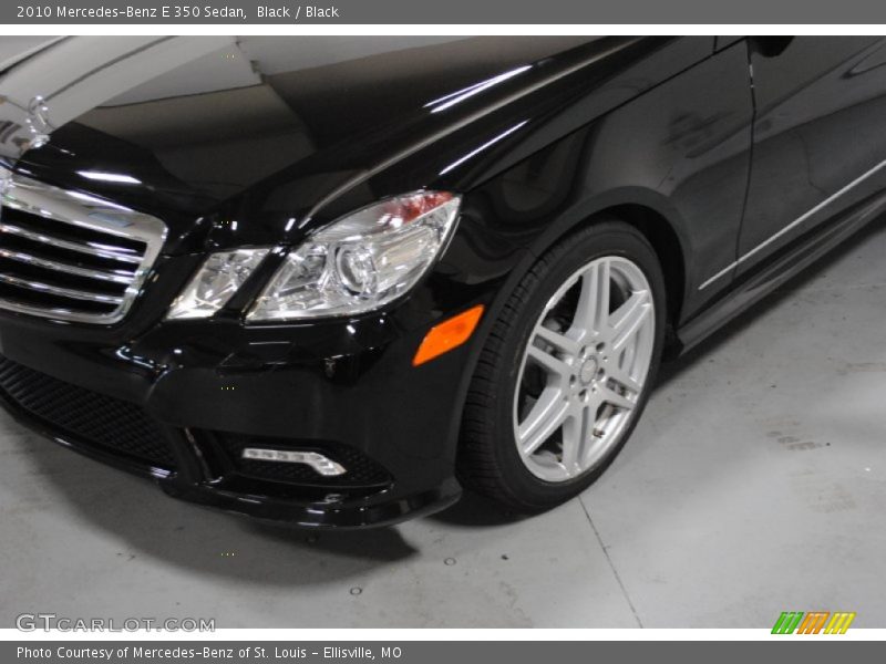 Black / Black 2010 Mercedes-Benz E 350 Sedan