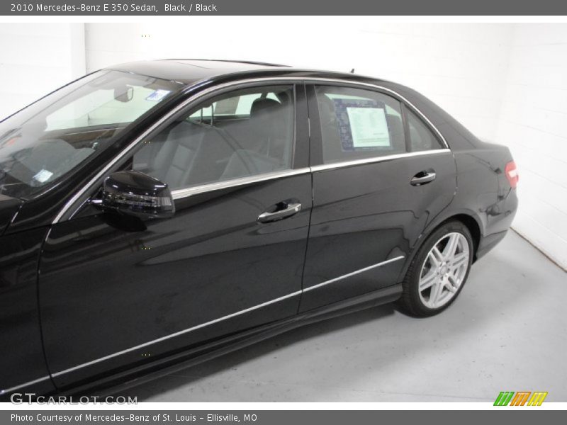 Black / Black 2010 Mercedes-Benz E 350 Sedan