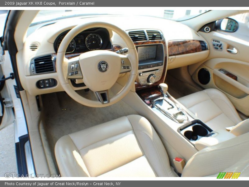Porcelain / Caramel 2009 Jaguar XK XK8 Coupe