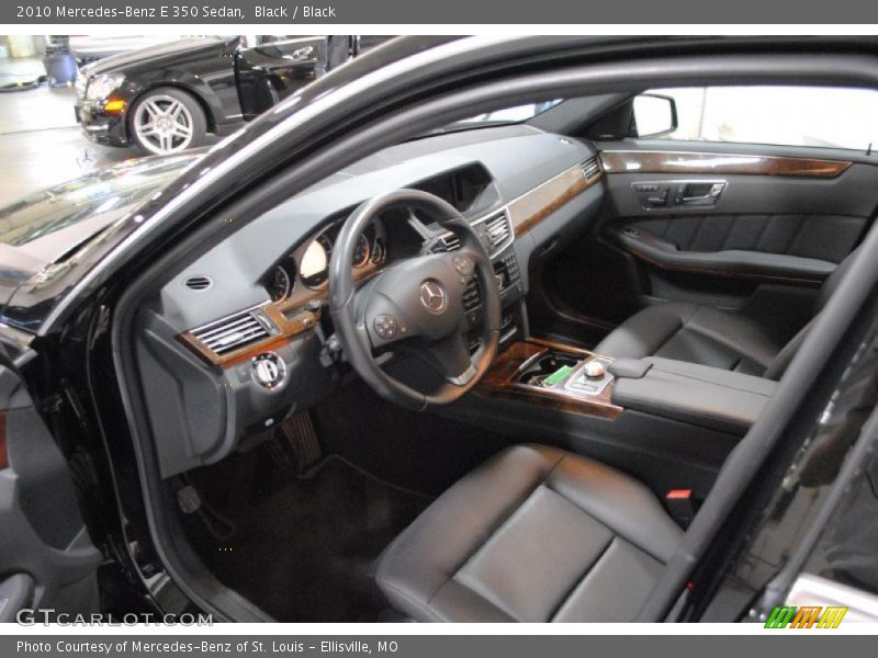 Black / Black 2010 Mercedes-Benz E 350 Sedan
