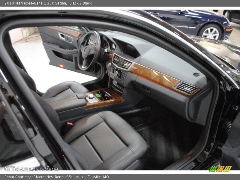 Black / Black 2010 Mercedes-Benz E 350 Sedan