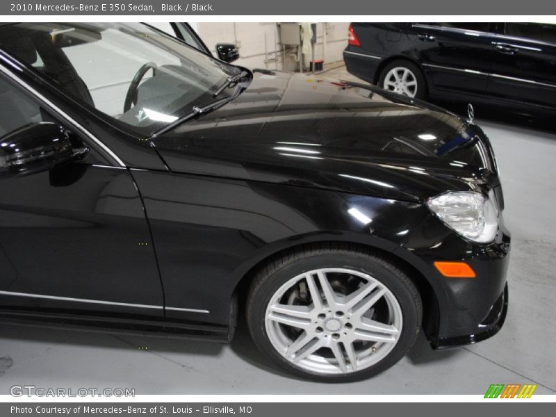 Black / Black 2010 Mercedes-Benz E 350 Sedan