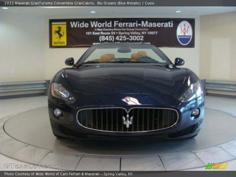 Blu Oceano (Blue Metallic) / Cuoio 2011 Maserati GranTurismo Convertible GranCabrio