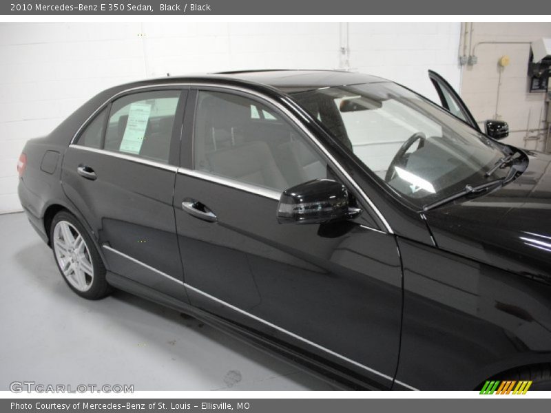 Black / Black 2010 Mercedes-Benz E 350 Sedan