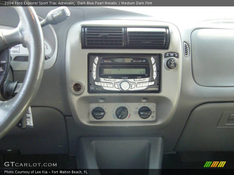 Dark Blue Pearl Metallic / Medium Dark Flint 2004 Ford Explorer Sport Trac Adrenalin